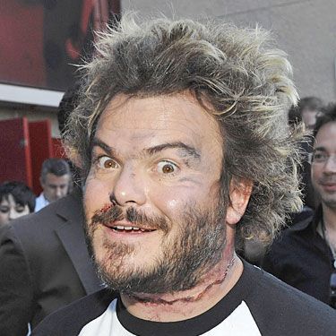 Hey Jack Black! You're looking reasonable, if windblown. Surely you don't have any surprises hidden up your...