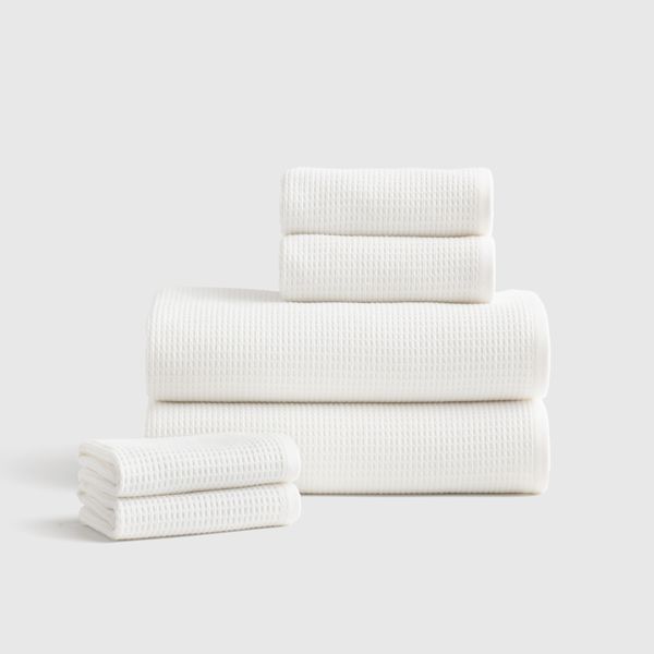Quince Turkish Waffle Terry Bath Towel Bundle