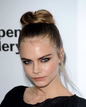 Cara Delevingne attends the Serpentine Gallery Summer Party at The Serpentine Gallery on June 26, 2012 in London, England.