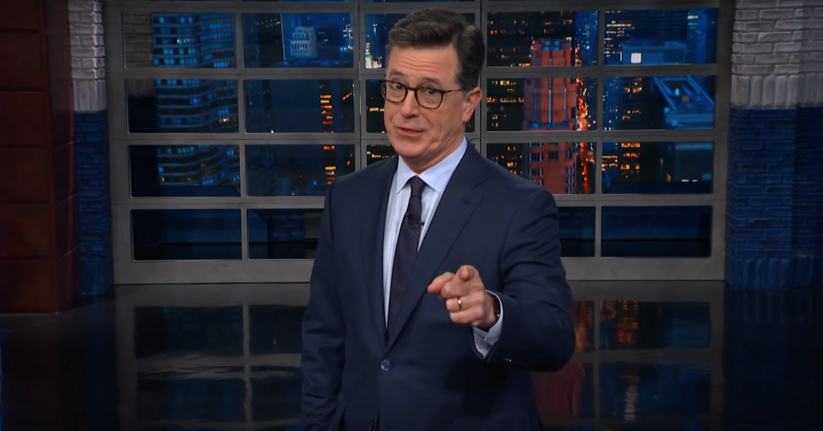 Stephen Colbert Mocks Fox News for Dropping Caravan Coverage