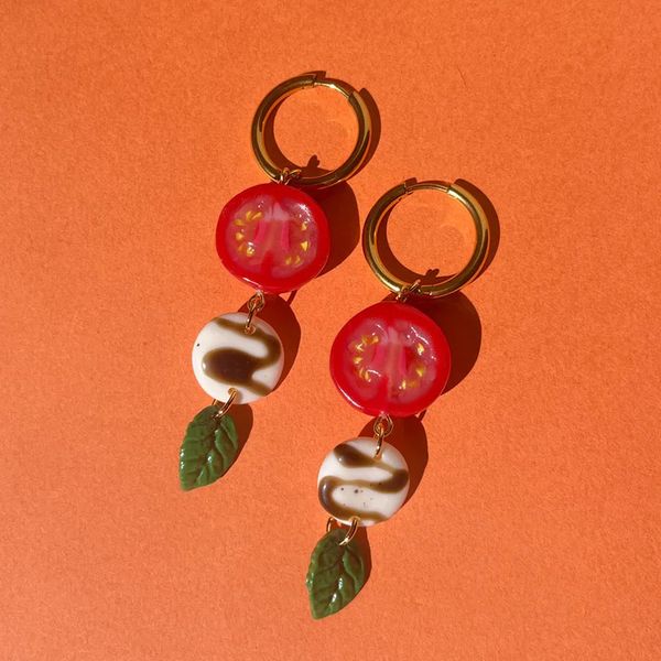 Altar Ware Caprese Salad Earrings