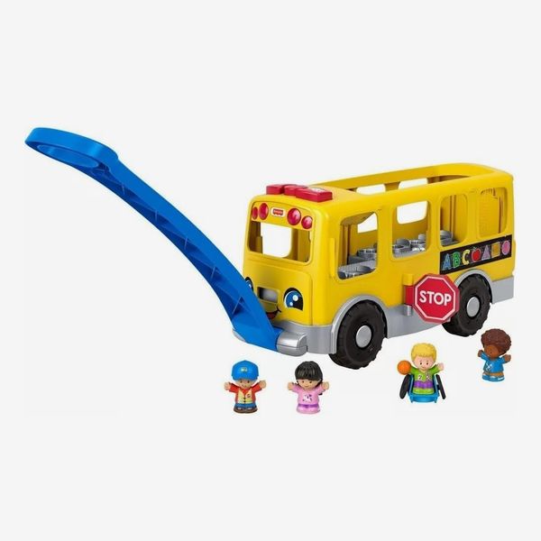 Fisher-Price Little People Big Yellow School Bus Musical Pull Toy