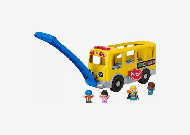 Fisher-Price Little People Big Yellow School Bus Musical Pull Toy