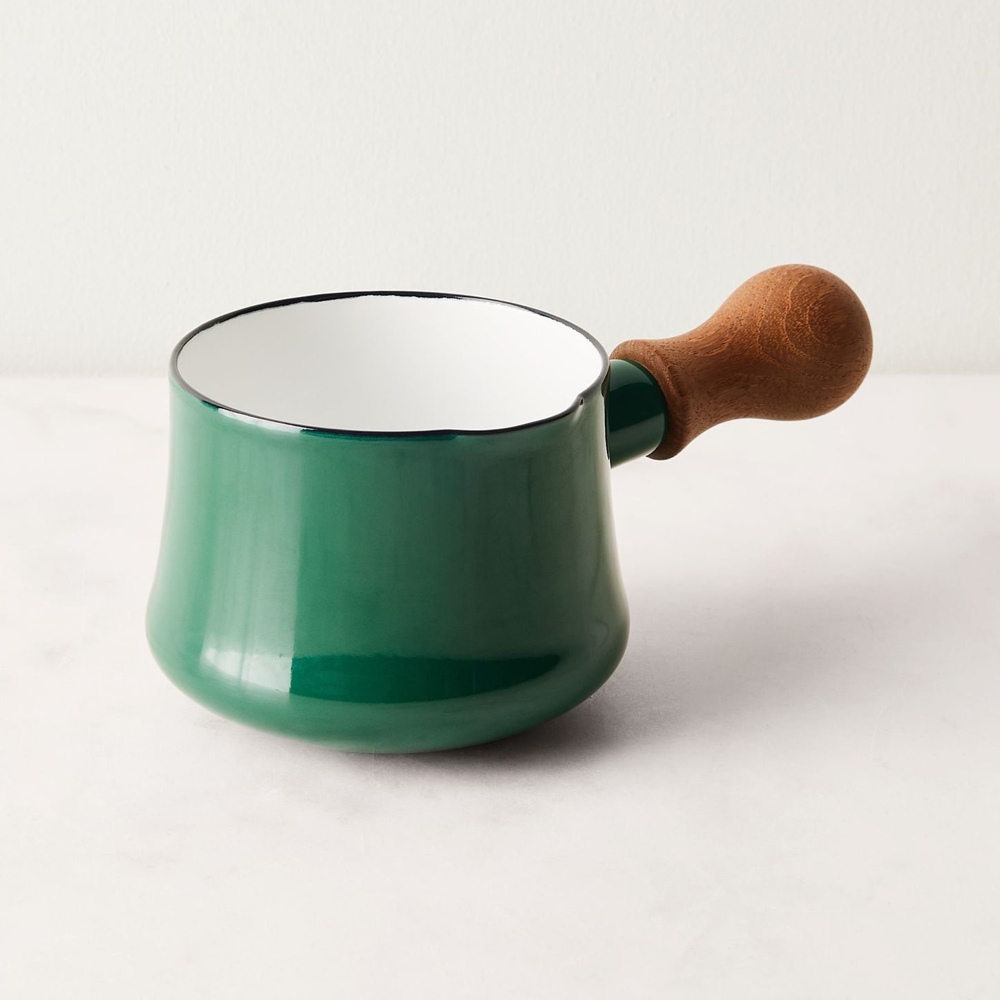 Set of 4 Vintage Green BODUM Tall Coffee Cups, Plastic Handle
