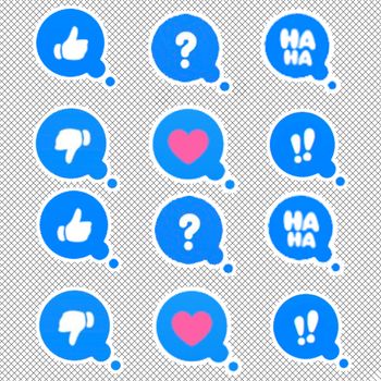 iMessage reactions.