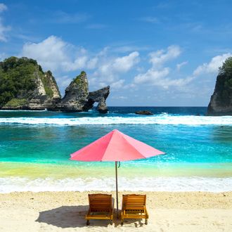 A beach in Bali.