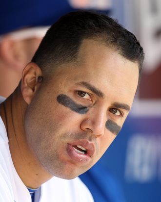 NEW YORK, NY - JUNE 02: Carlos Beltran #15 of the New York Mets looks on against the Pittsburgh Pirates on June 2, 2011 at Citi Field in the Flushing neighborhood of the Queens borough of New York City. The Mets defeated the Pirates 9-8. (Photo by Jim McIsaac/Getty Images)