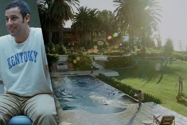 Have You Noticed How Adam Sandler Characters Always Live in Giant Mansions?