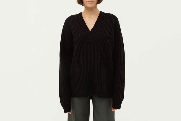 Acne Studios Keborah L-Wool Sweater in Black