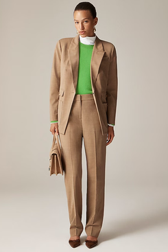 J.Crew Full-Length Kate Pant in Italian Bi-Stretch Wool Blend