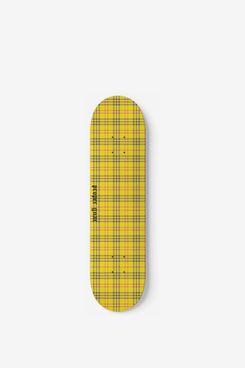 Proper Gnar Plaid Skateboard Deck (Yellow)
