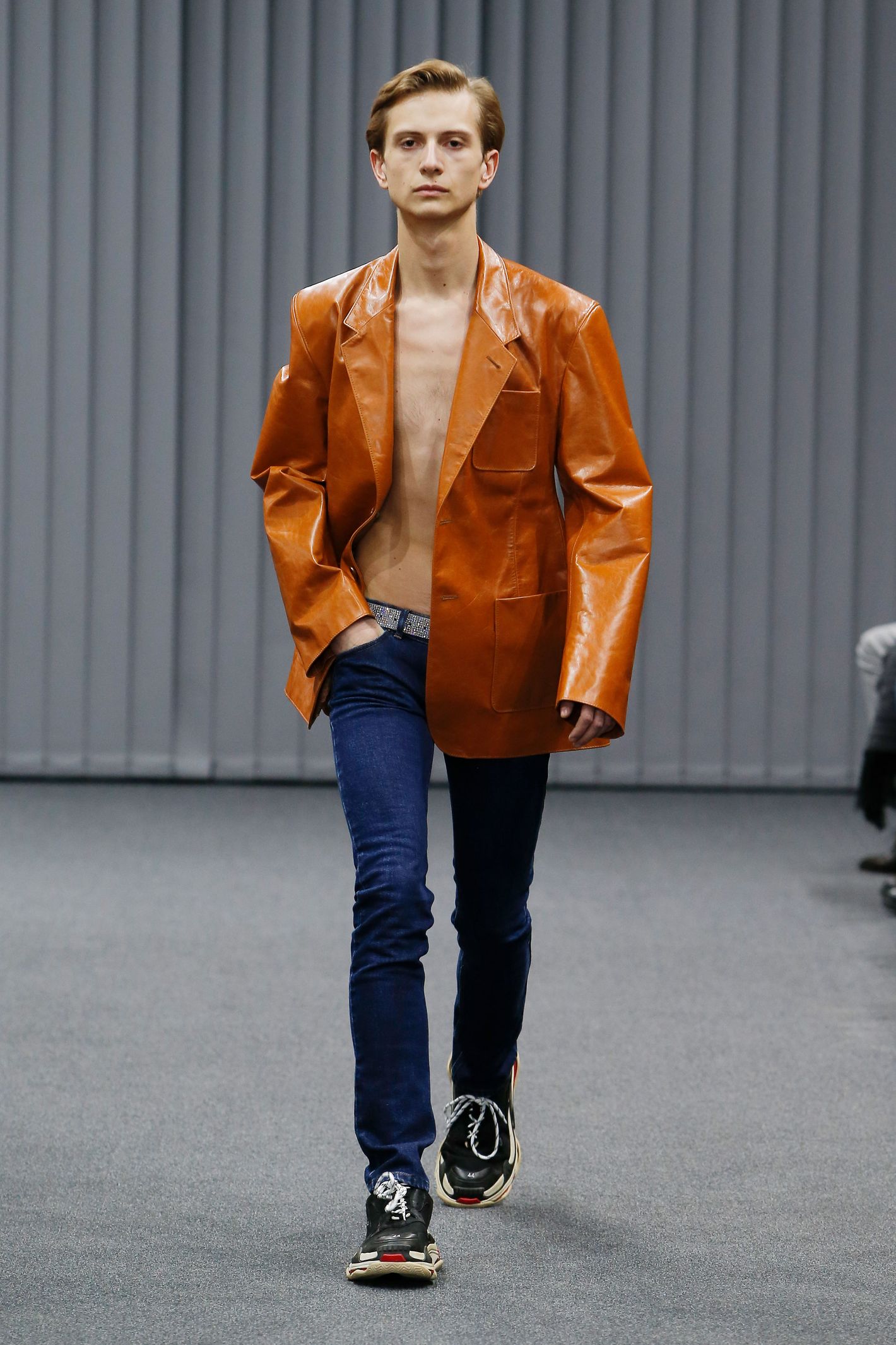 Demna Gvasalias First Mens Collection for Balenciaga Includes Huge  Shoulders Perfect Heels  Racked