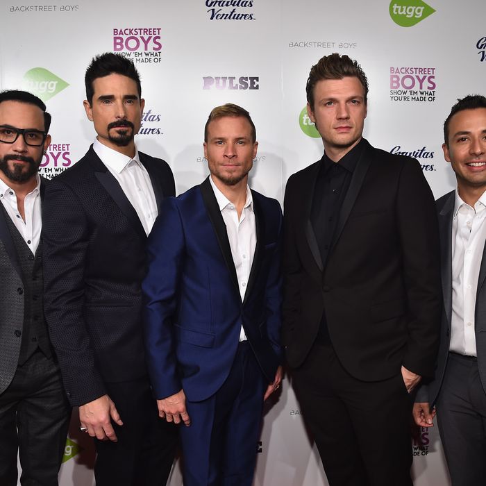 Backstreet's back, alright. (Note: Not apologizing for that caption). Photo: Alberto E. Rodriguez/Getty Images
