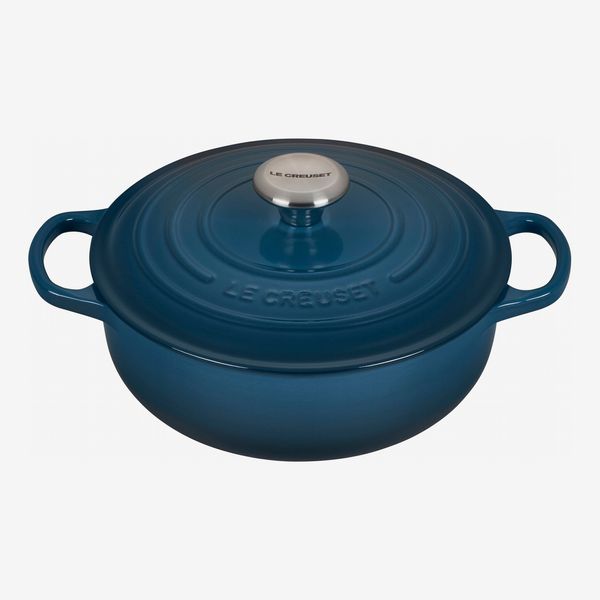 Le Creuset Signature Cast Iron 3.5 Qt. Round Sateuse with Lid