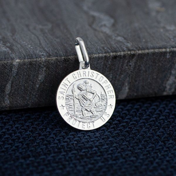 Silver Saint Christopher Necklace