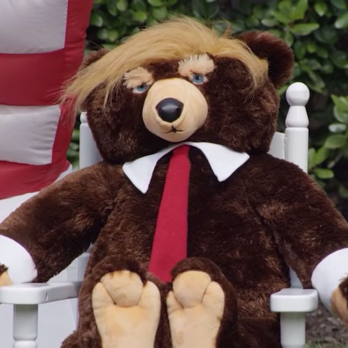 trump bear doll