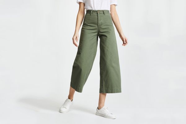 Evidnt Wide Leg Cropped Pants