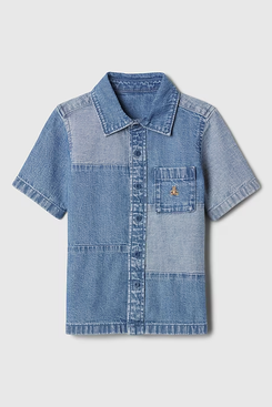 Gap Patchwork Denim Shirt