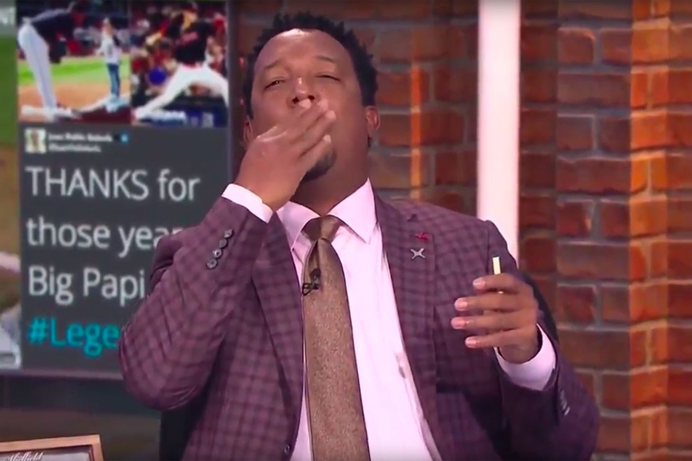 Pedro Martinez Apologizes for War Whoop, David Ortiz Cries