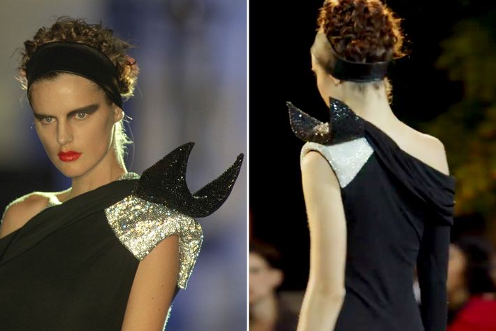 Versace desfila vestido inspirado em peça criada por Donatella e