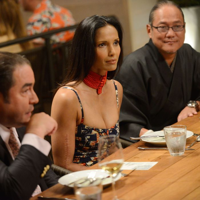 Don't mess with Padma. (Or Emeril, or Morimoto for that matter.)