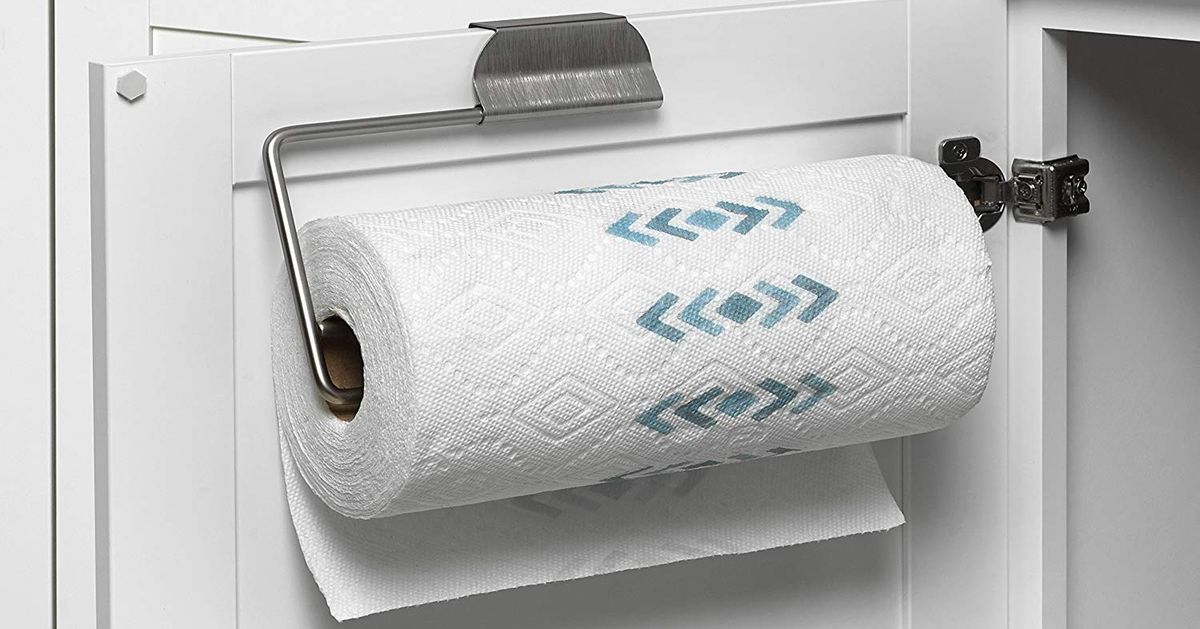 White Tissue Hand Towel Fold Paper Dispenser Plastic Kitchen Bathroom Wall Mount 