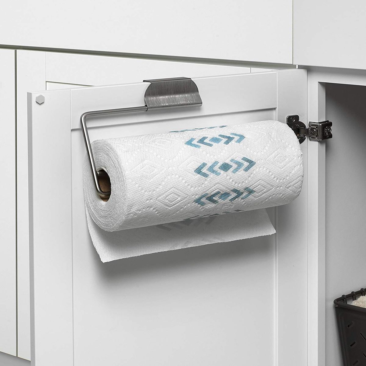 Metal Kitchen Roll Paper Towel Holder Bathroom Tissue Stand Napkins Rack 
