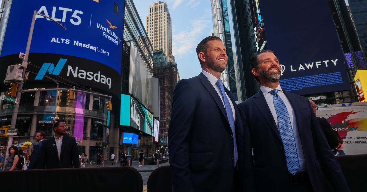 Don Jr. and Eric Trump's Sweet, Sweet Tungsten Deal