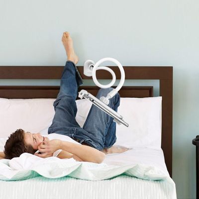 The Rolling Bedside iPad Stand