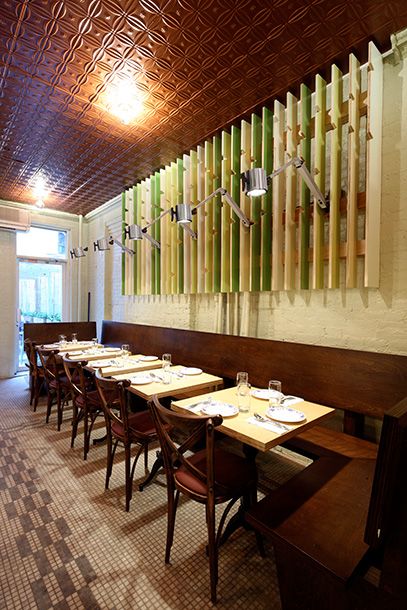 A closer look at the seating.