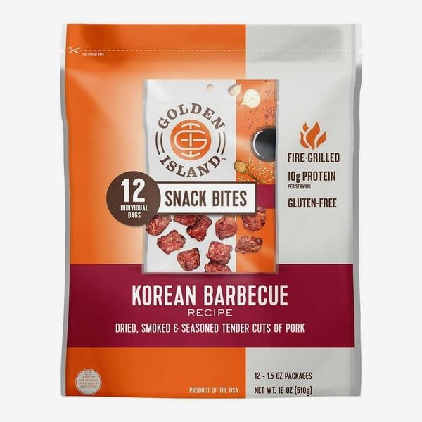 Golden Island Pork Snack Bites Korean Barbecue - 12 count