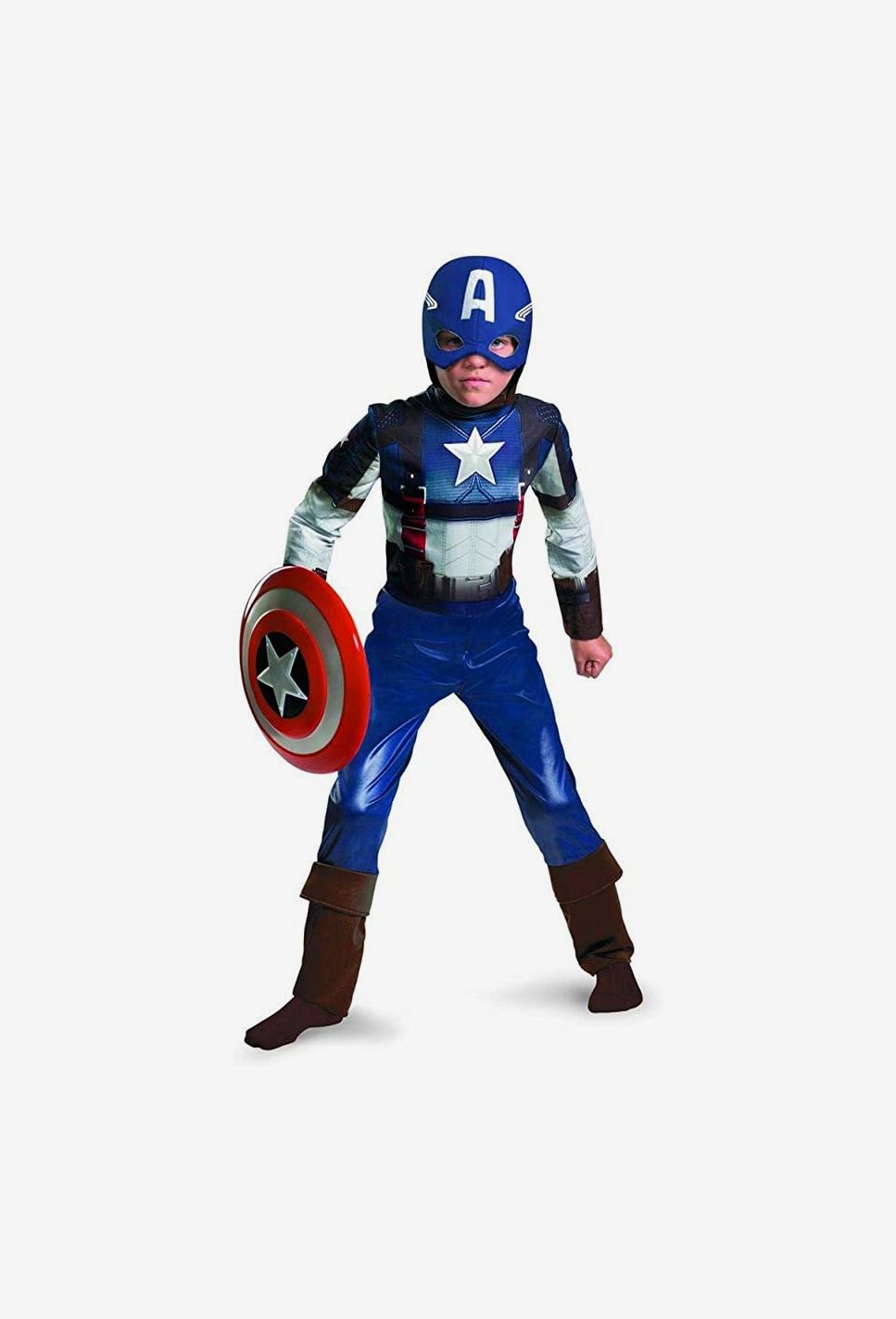 Lycra Kids Captain America Costume Set at Rs 175/set in Greater Noida | ID:  25479622388