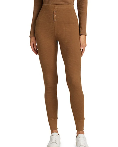 NWT: Intimately by Free People Think Thermal Waffle-Knit Leggings