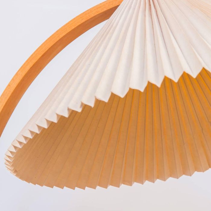 pleated table lamp