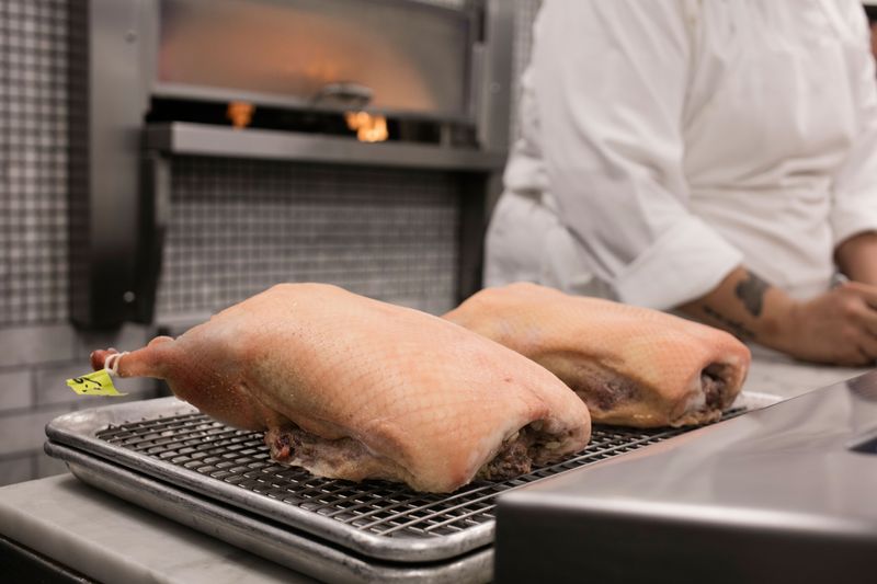 How One Line Cook Perfected Duck at the Grill