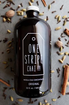 One Stripe Chai Co. Unsweetened Chai Concentrate, 32 oz.