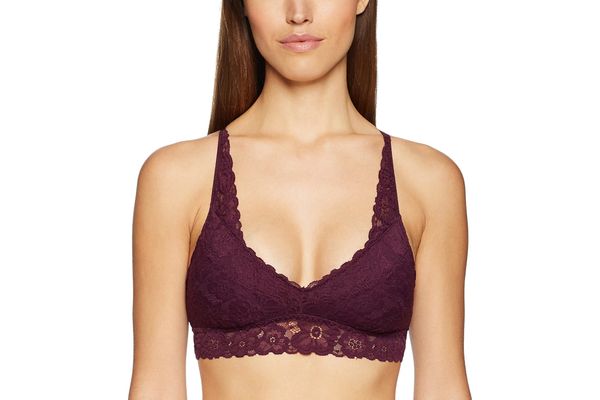 Mae Women’s Lace Racerback Bralette With Removable Pads (for A–C Cups)