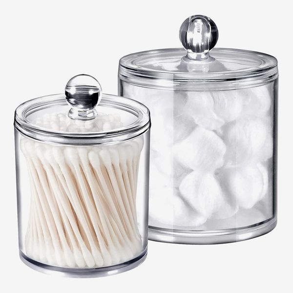 SheeChung Bathroom Vanity Organizer Apothecary Jars Set