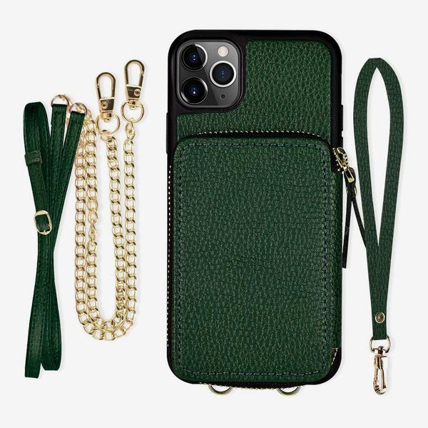 iPhone 11 Pro Wallet Case, ZVE Zipper