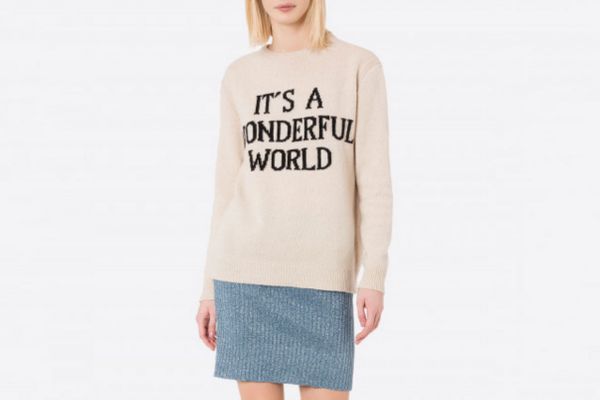 Alberta Ferretti It’s a Wonderful World Sweater