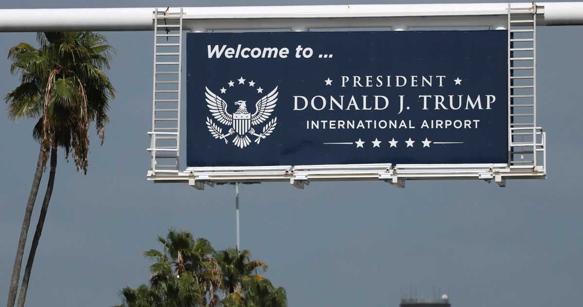 Now There's No Escaping Trump International Airport