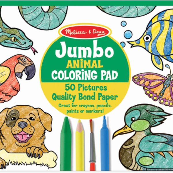 Melissa & Doug Jumbo Coloring Pad - Animals