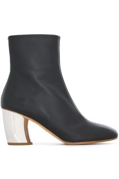 Proenza Schouler Leather and Suede Ankle Boots
