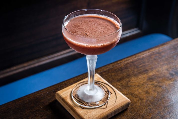 Gonzalez will serve his Trinidad Sour, of course, which is made with Ragtime rye, Angostura bitters, lemon, and orgeat.