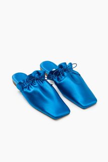 The Sleeper “The Puff” Slippers in Abyss Blue