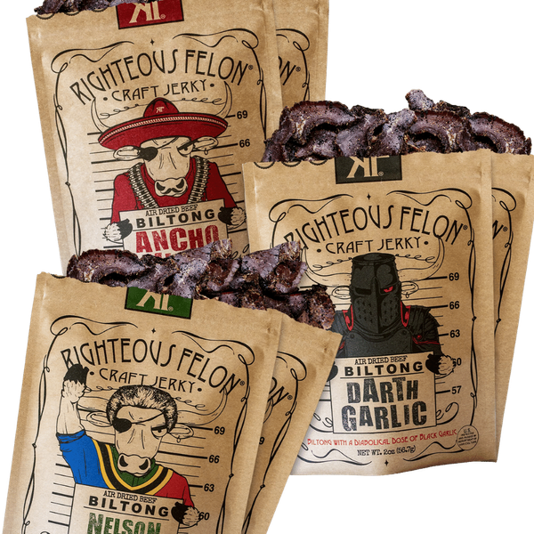 Righteous Felon Biltong Variety Pack