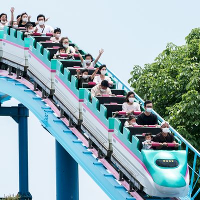 Roller coaster in Japan.