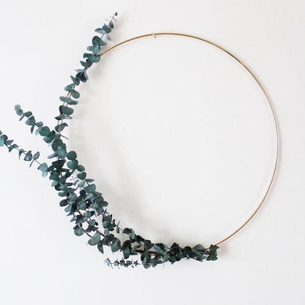 Maria Angela Forioso Eucalyptus Minimalist Wreath