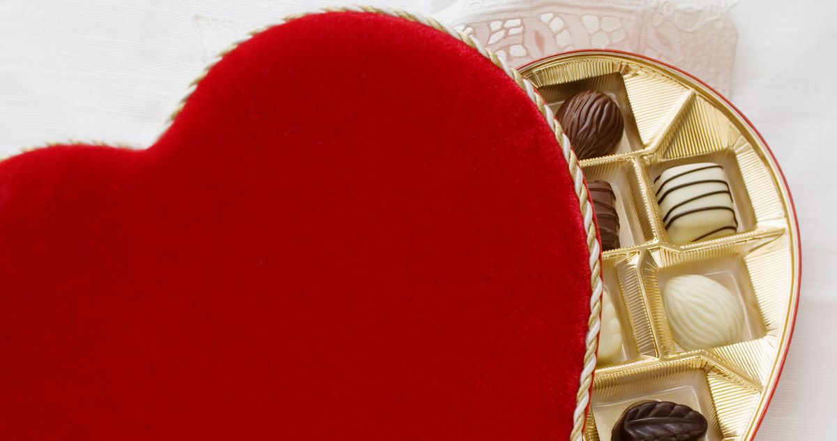 Le meilleur cadeau de Saint-Valentin est une boîte de chocolats
