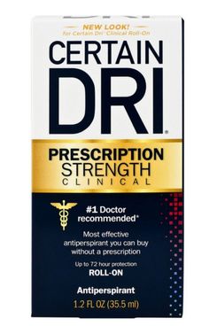 Certain Dri Prescription Strength Clinical Antiperspirant Roll-On (4-Pack)